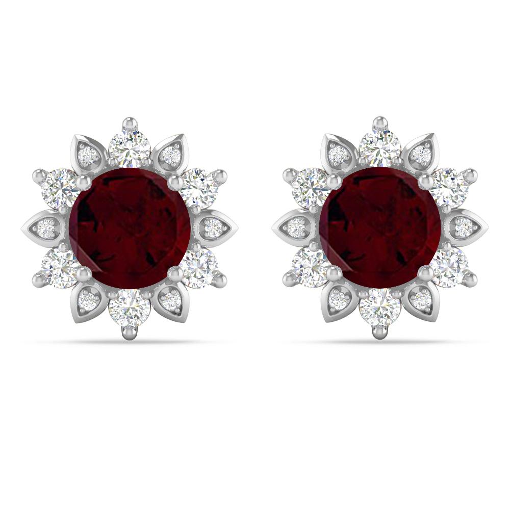 White Gold - Garnet