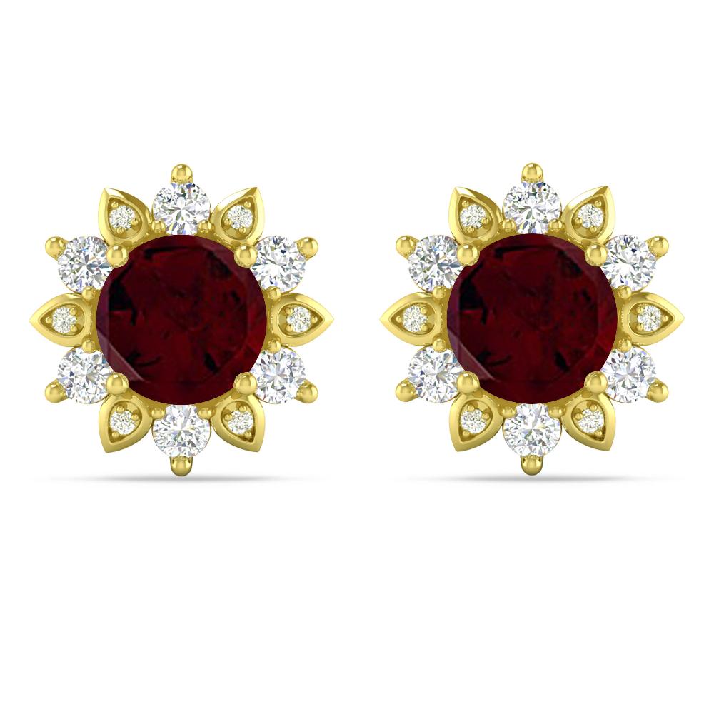 Yellow Gold - Garnet