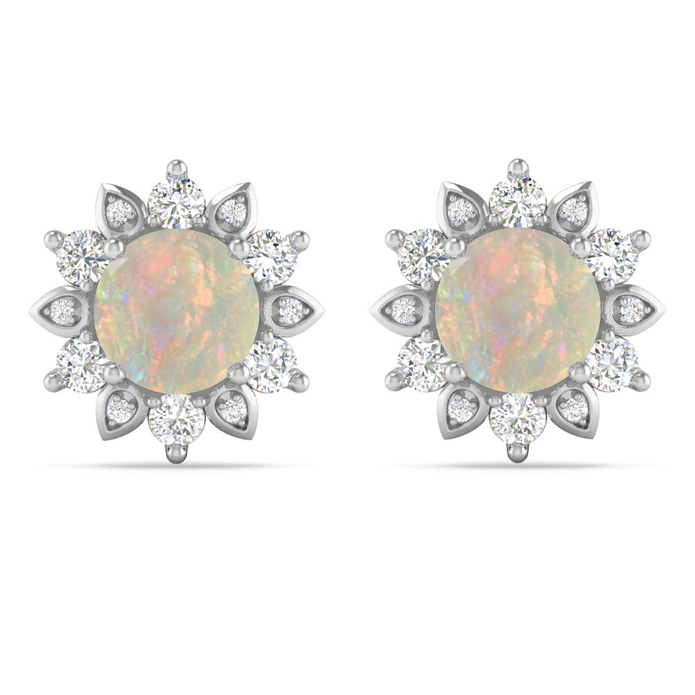 White Gold - Opal