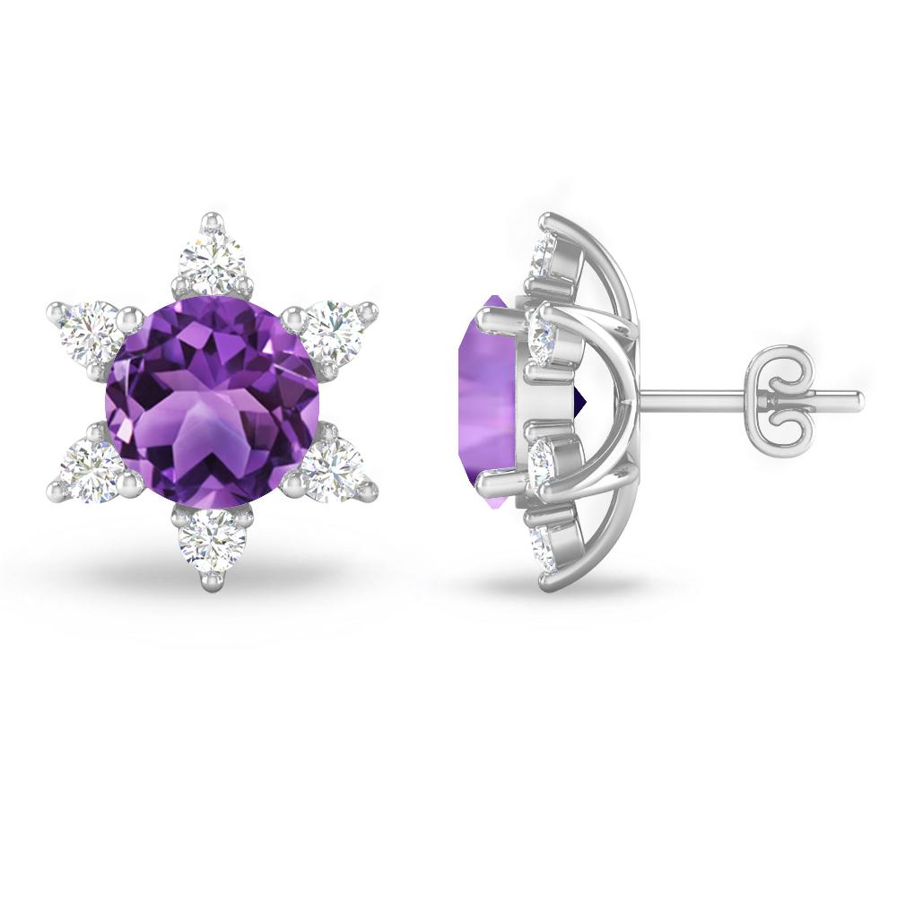 White Gold - Amethyst