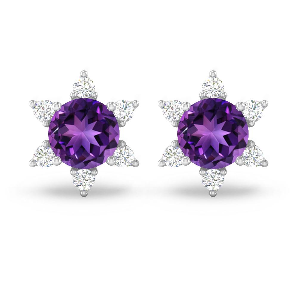 White Gold - Amethyst