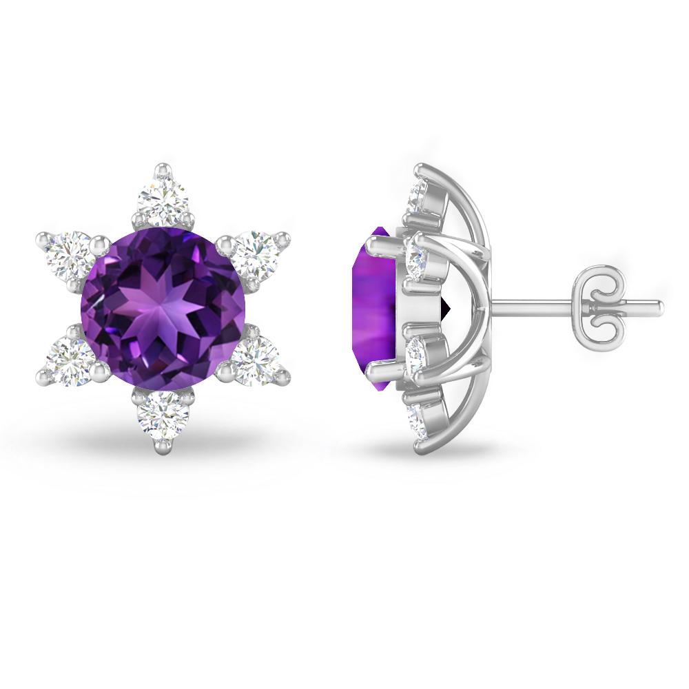 White Gold - Amethyst