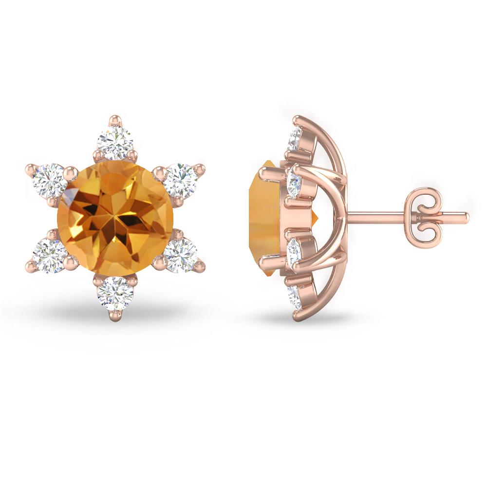 Rose Gold - Citrine