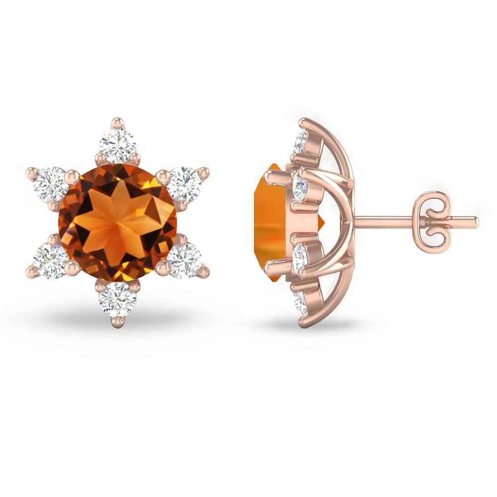 Rose Gold - Citrine