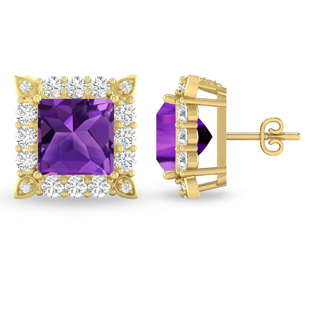 Yellow Gold - Amethyst