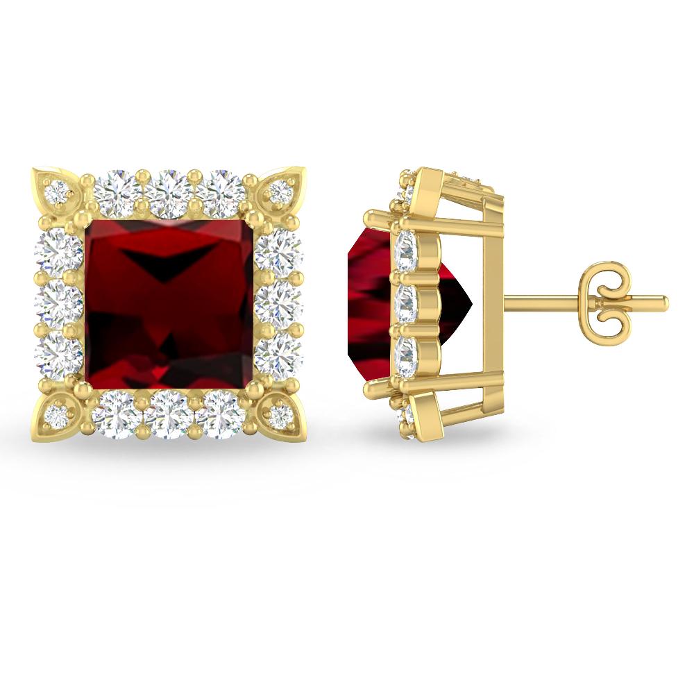 Yellow Gold - Garnet