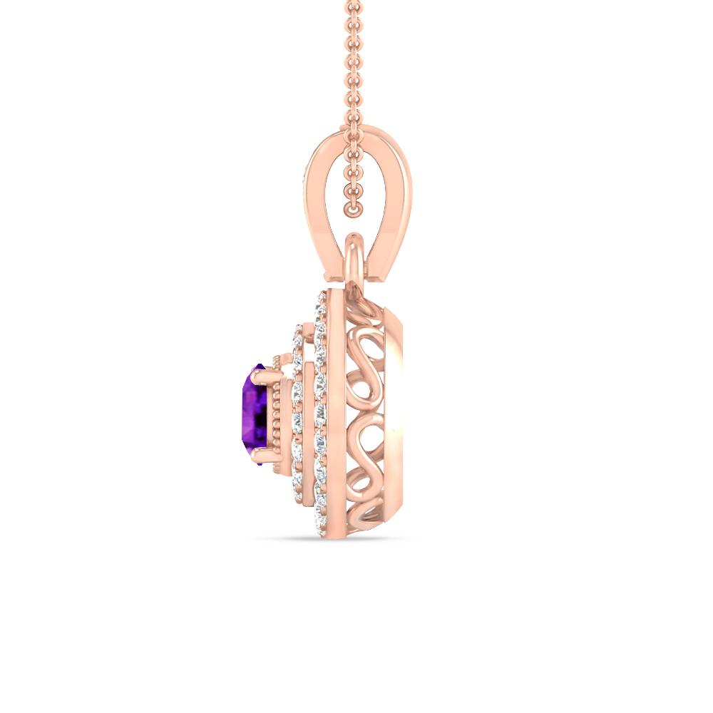 Rose Gold - Amethyst