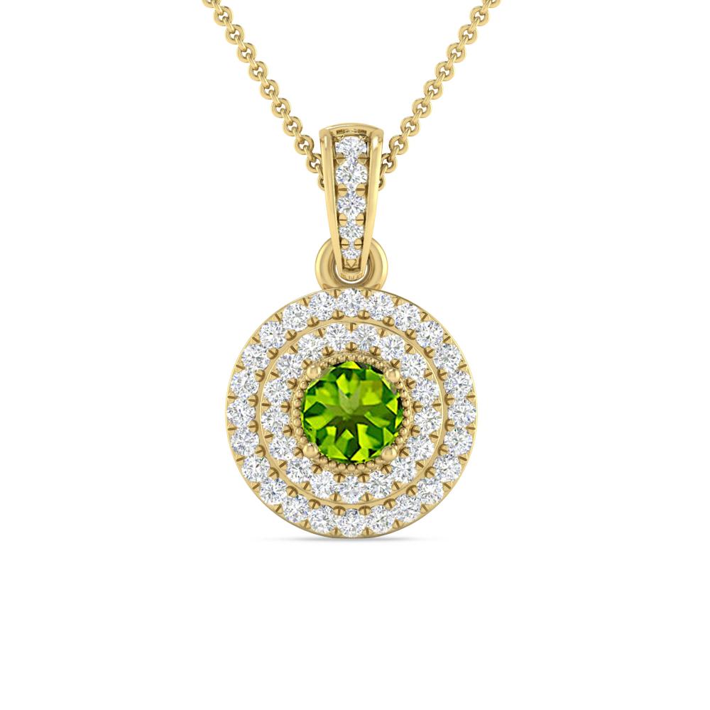 Yellow Gold - Peridot