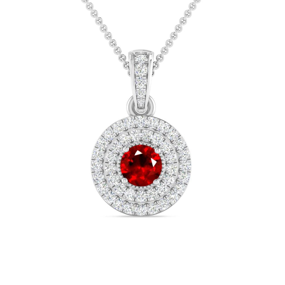 White Gold - Ruby