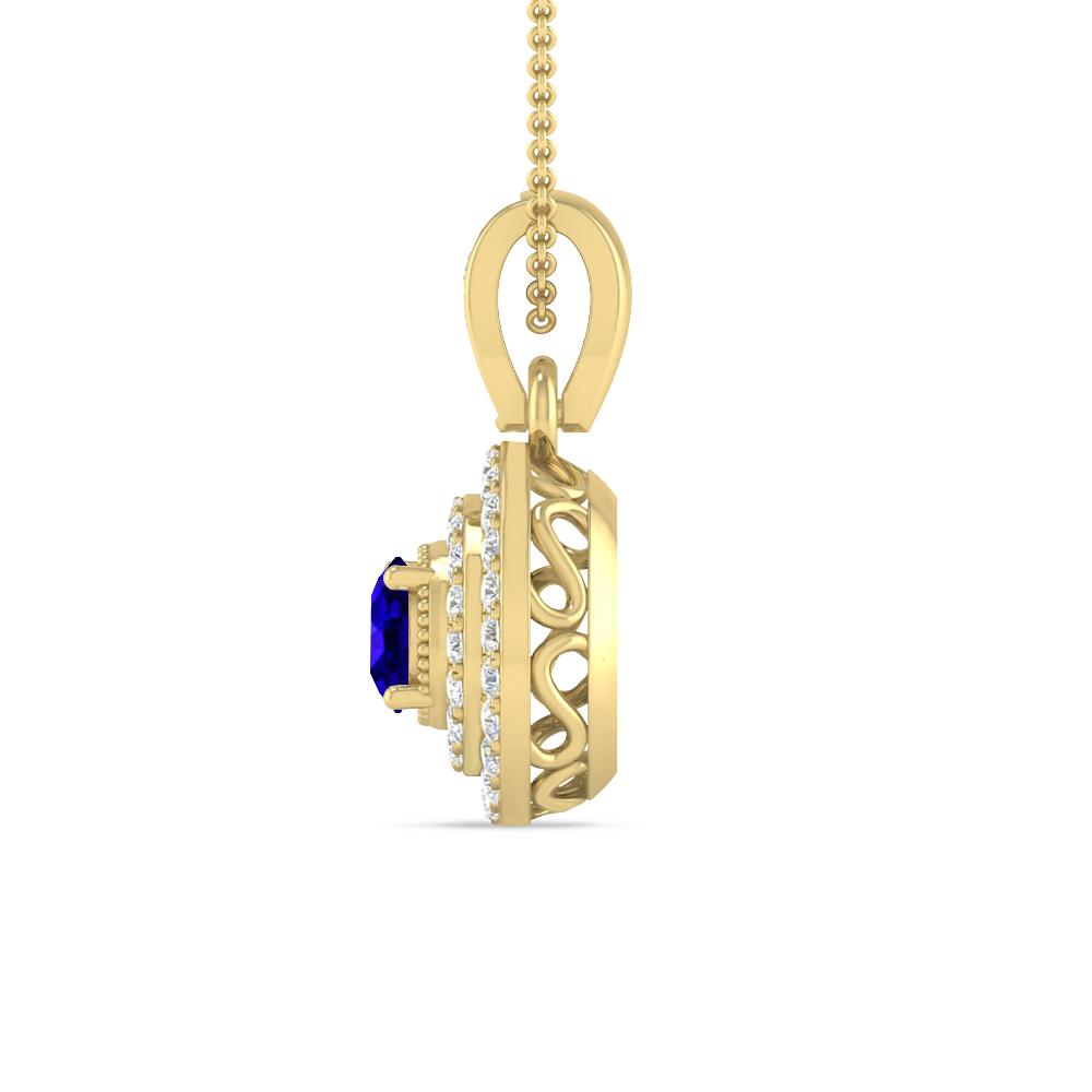 Yellow Gold - Tanzanite