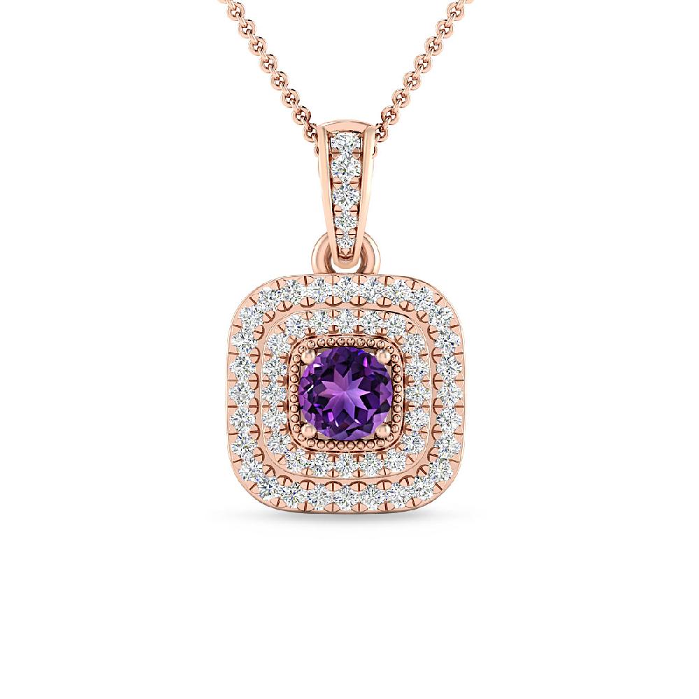 Rose Gold - Amethyst