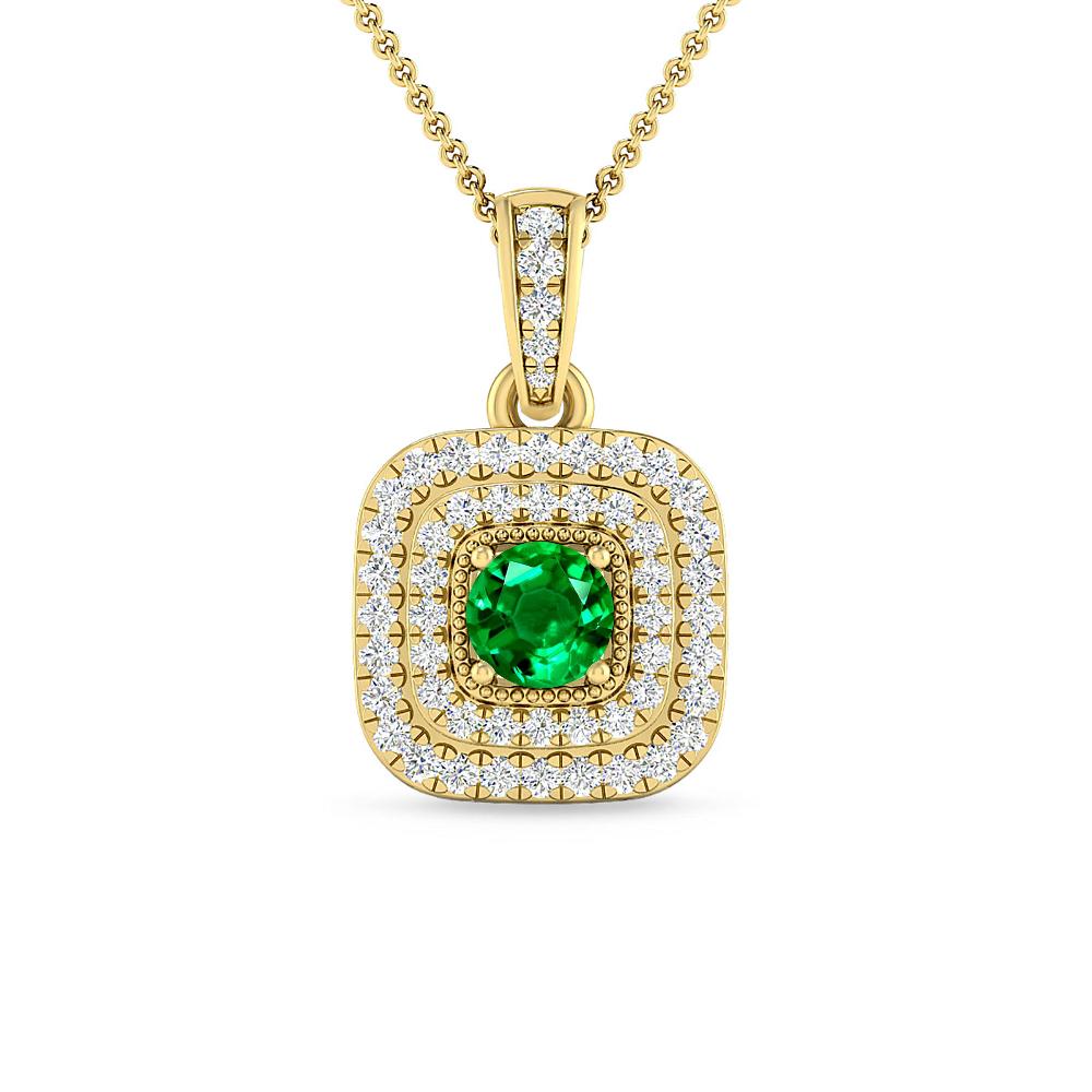 Yellow Gold - Emerald