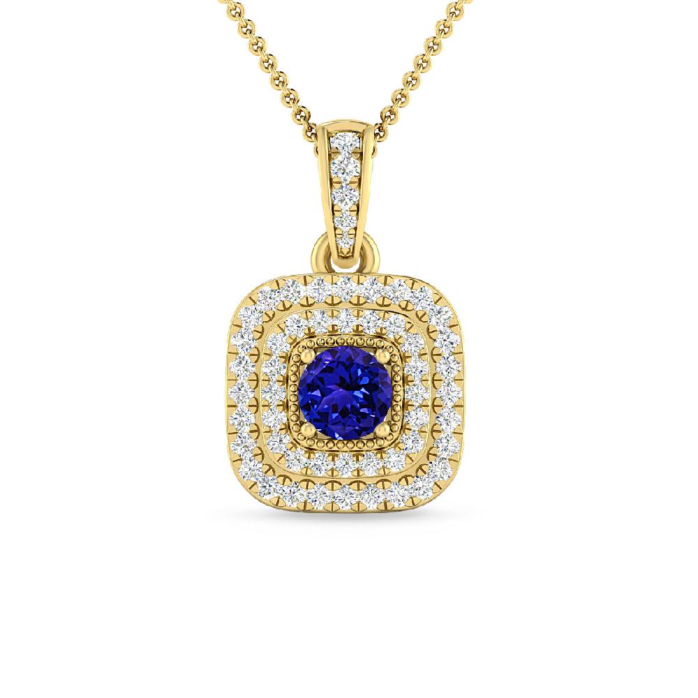 Yellow Gold - Tanzanite