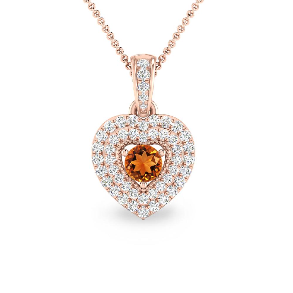 Rose Gold - Citrine