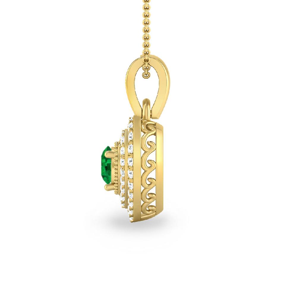 Yellow Gold - Emerald