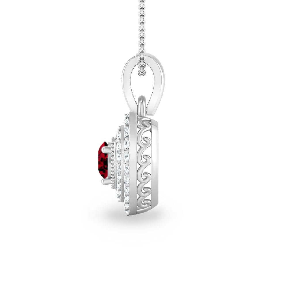 White Gold - Garnet