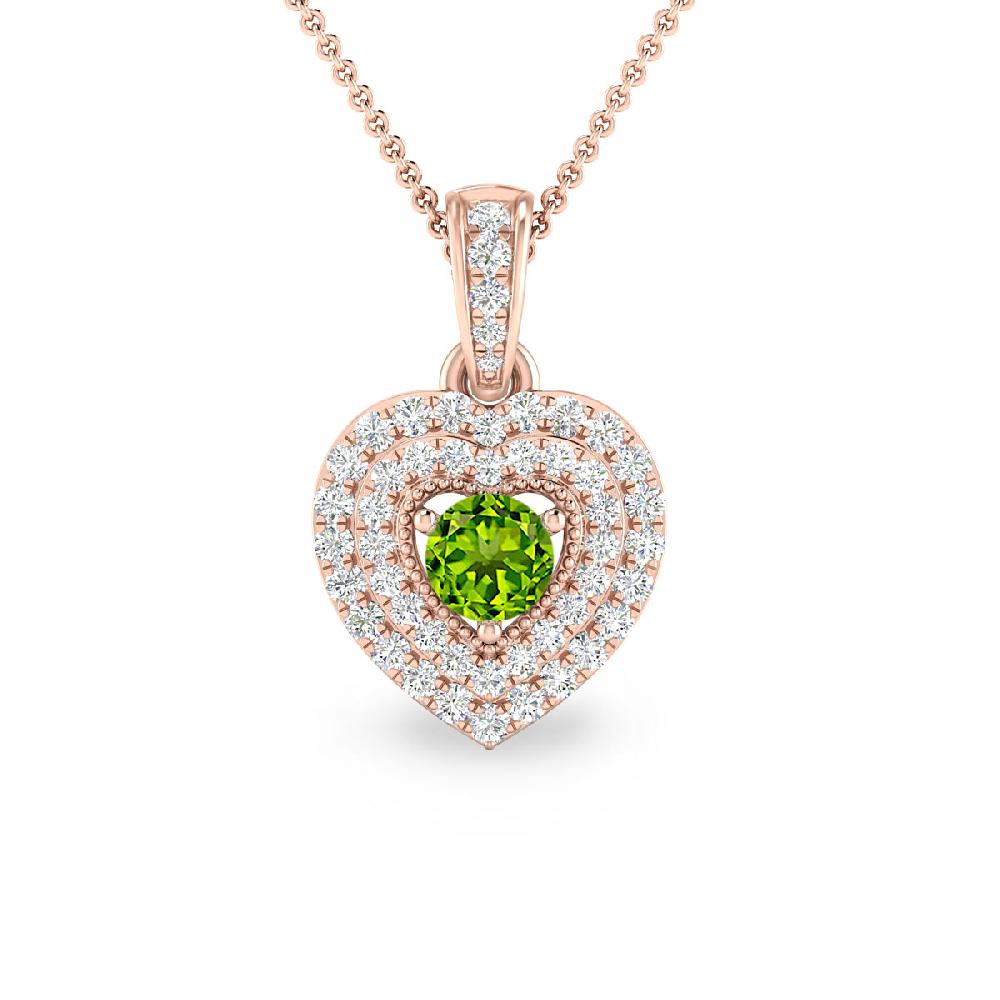 Rose Gold - Peridot