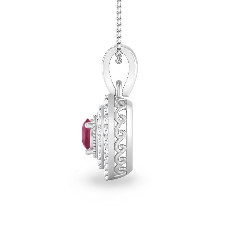 White Gold - Pink Tourmaline