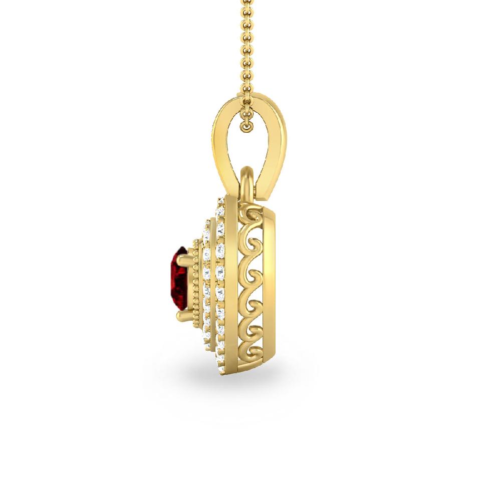 Yellow Gold - Ruby