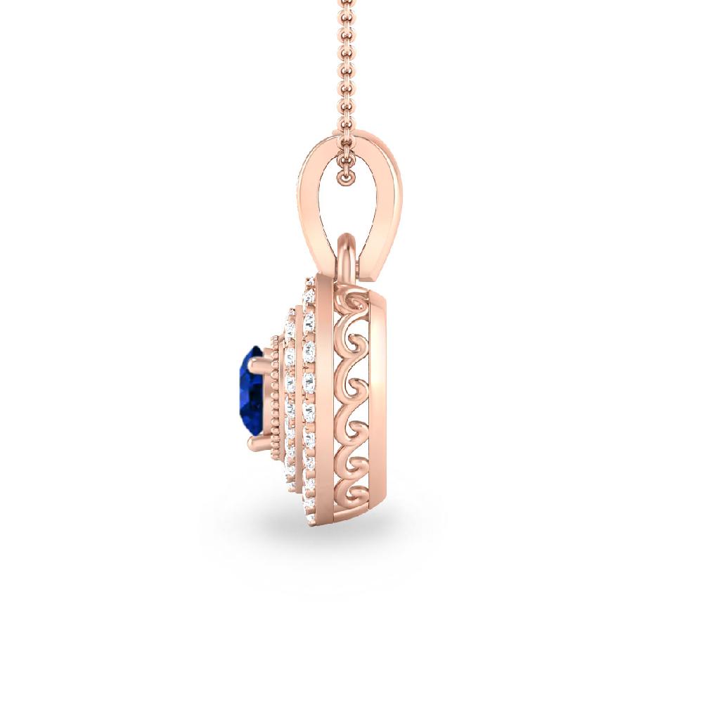 Rose Gold - Sapphire