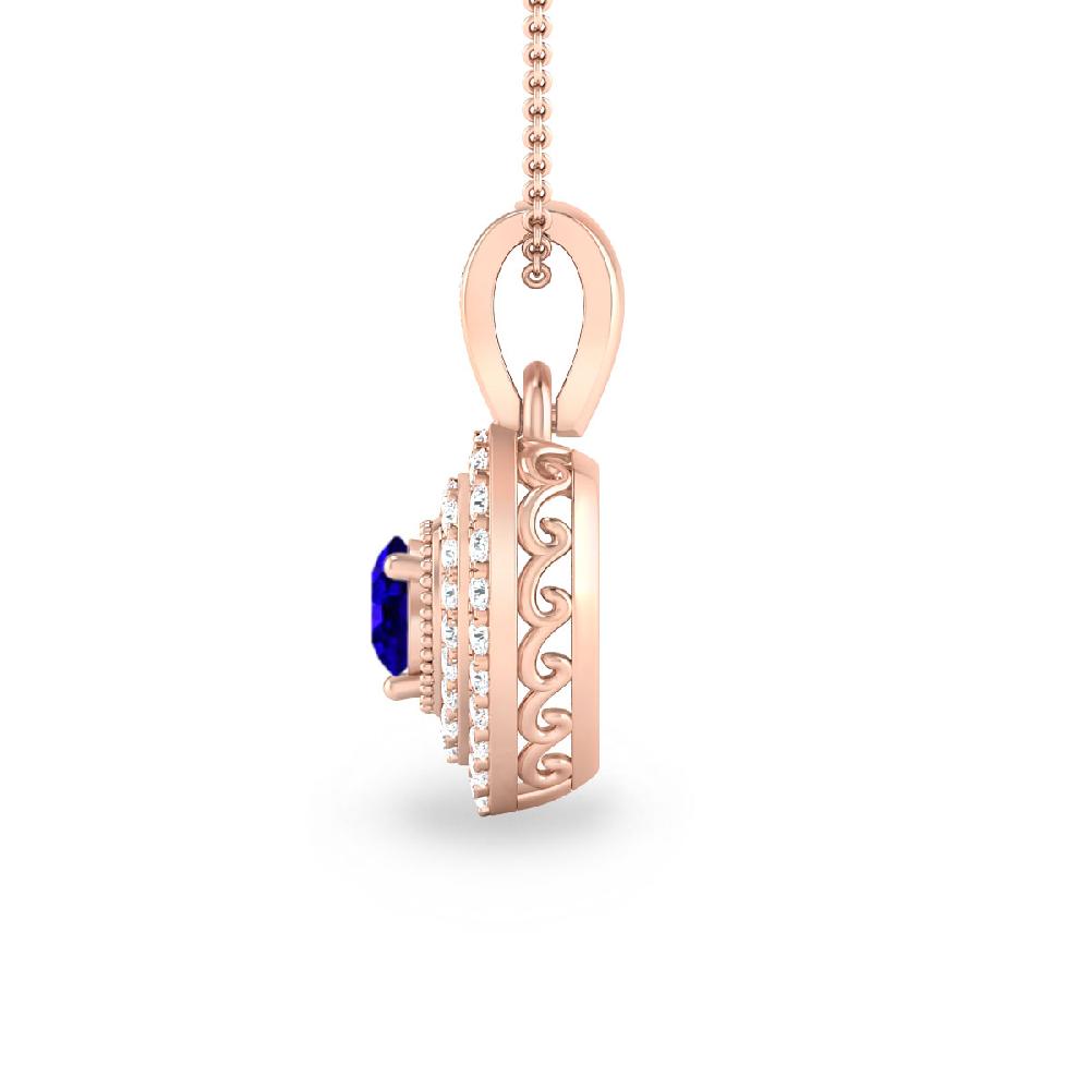 Rose Gold - Tanzanite