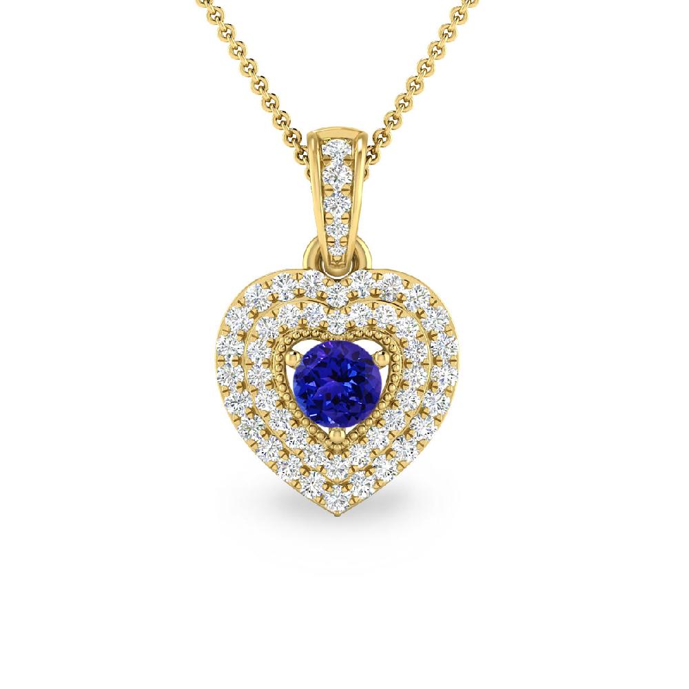 Yellow Gold - Tanzanite