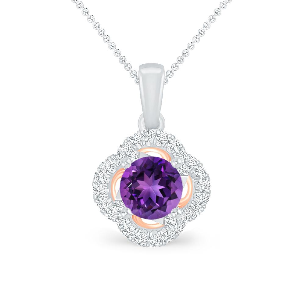 White Gold - Amethyst