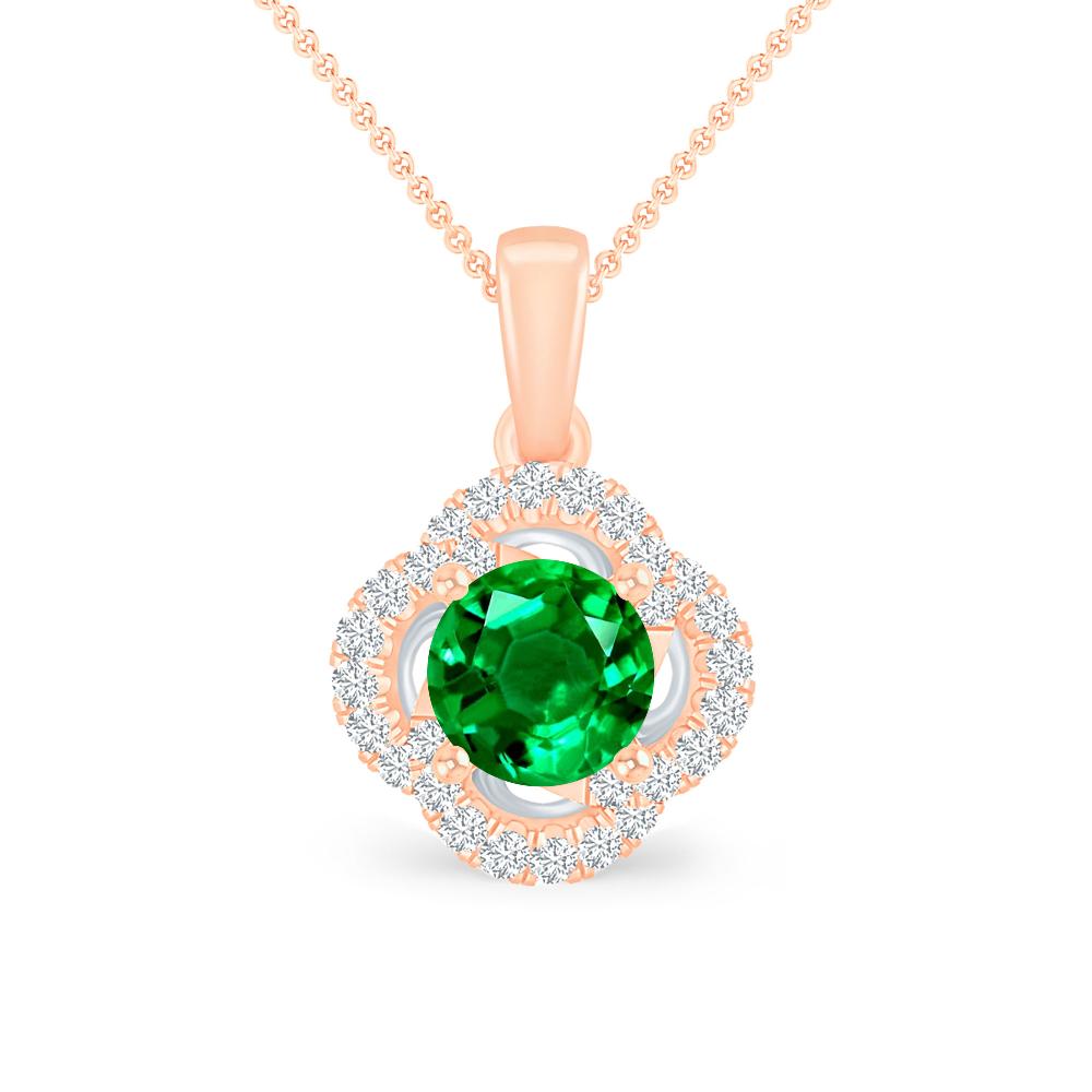 Rose Gold - Emerald