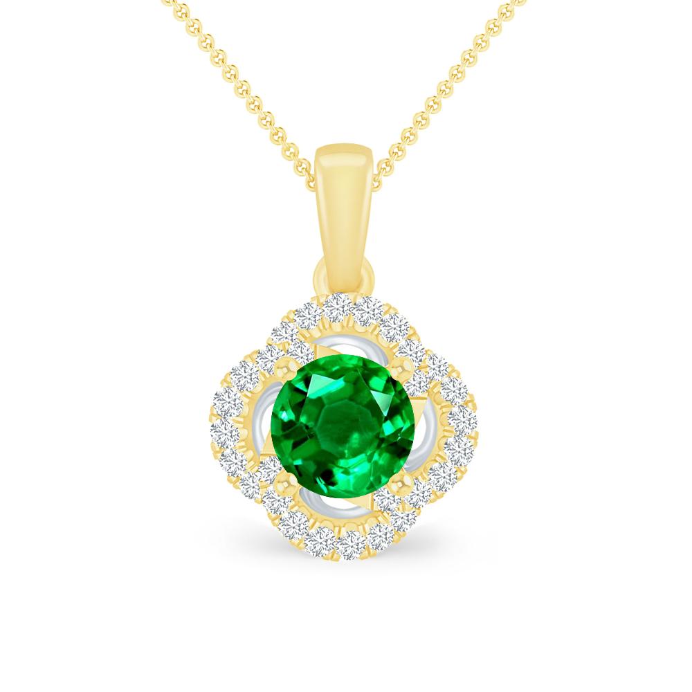 Yellow Gold - Emerald