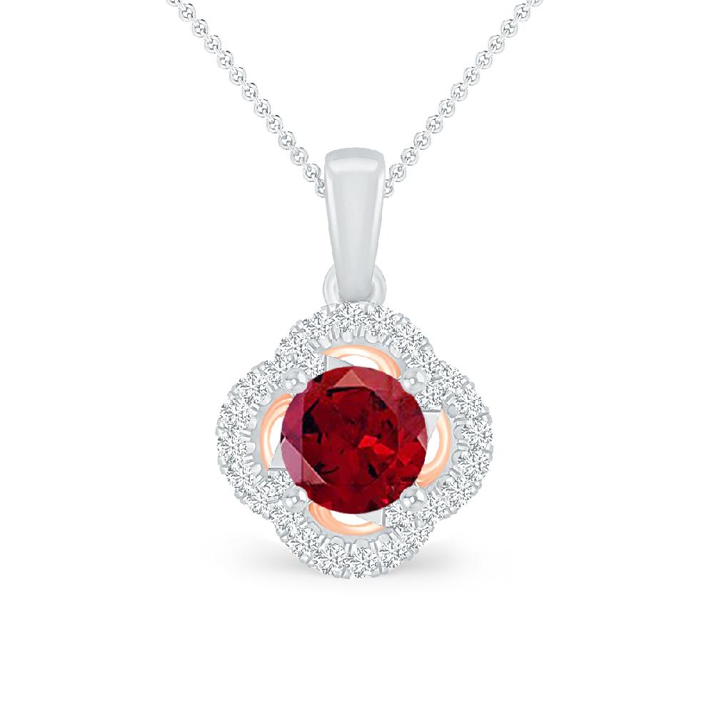 White Gold - Garnet