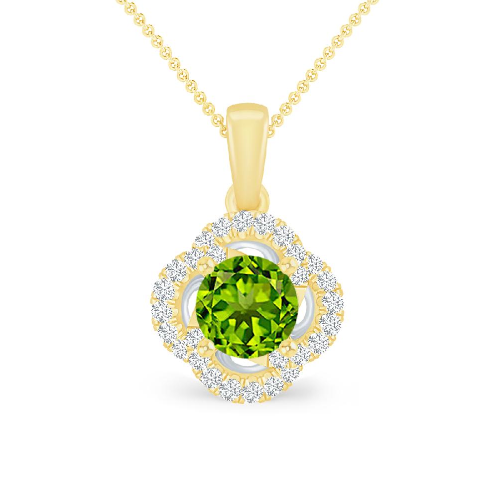 Yellow Gold - Peridot