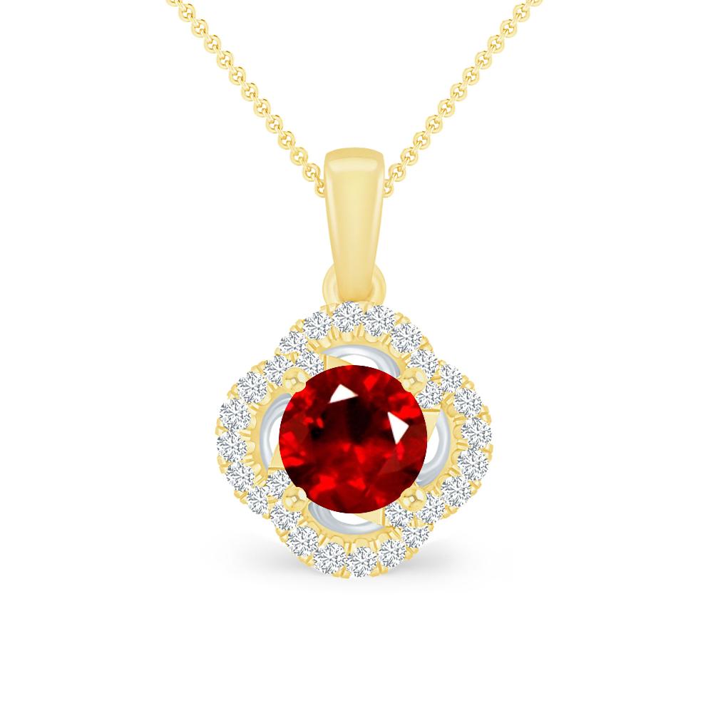 Yellow Gold - Ruby