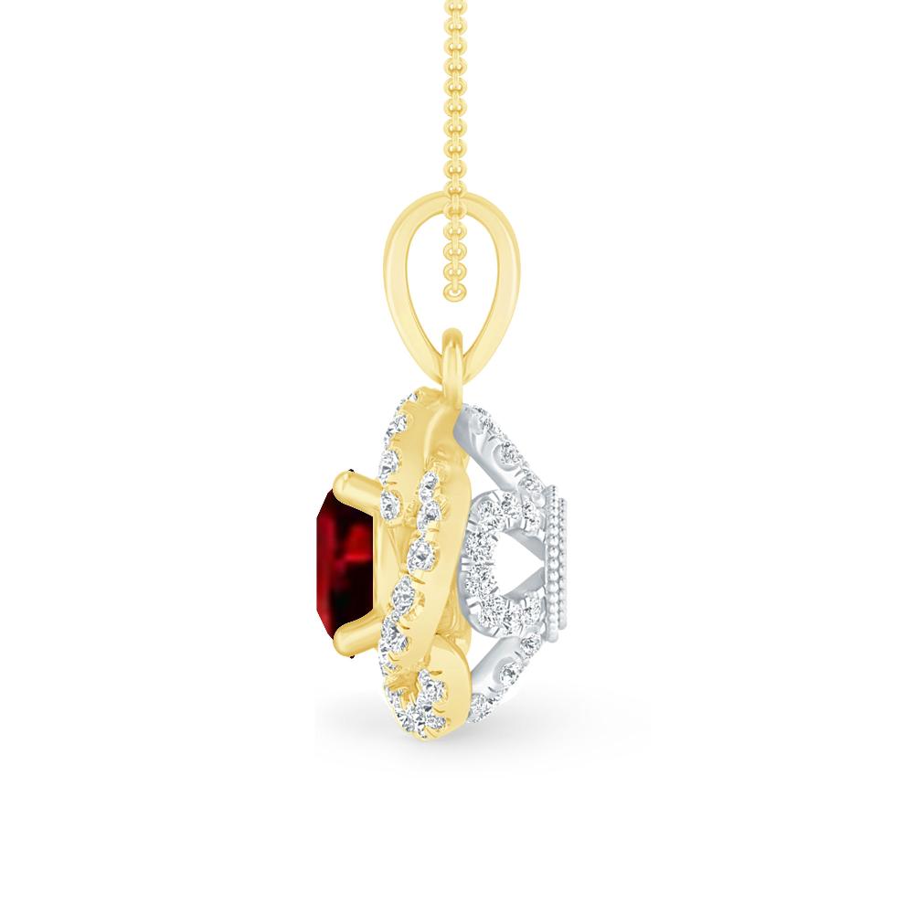 Yellow Gold - Ruby