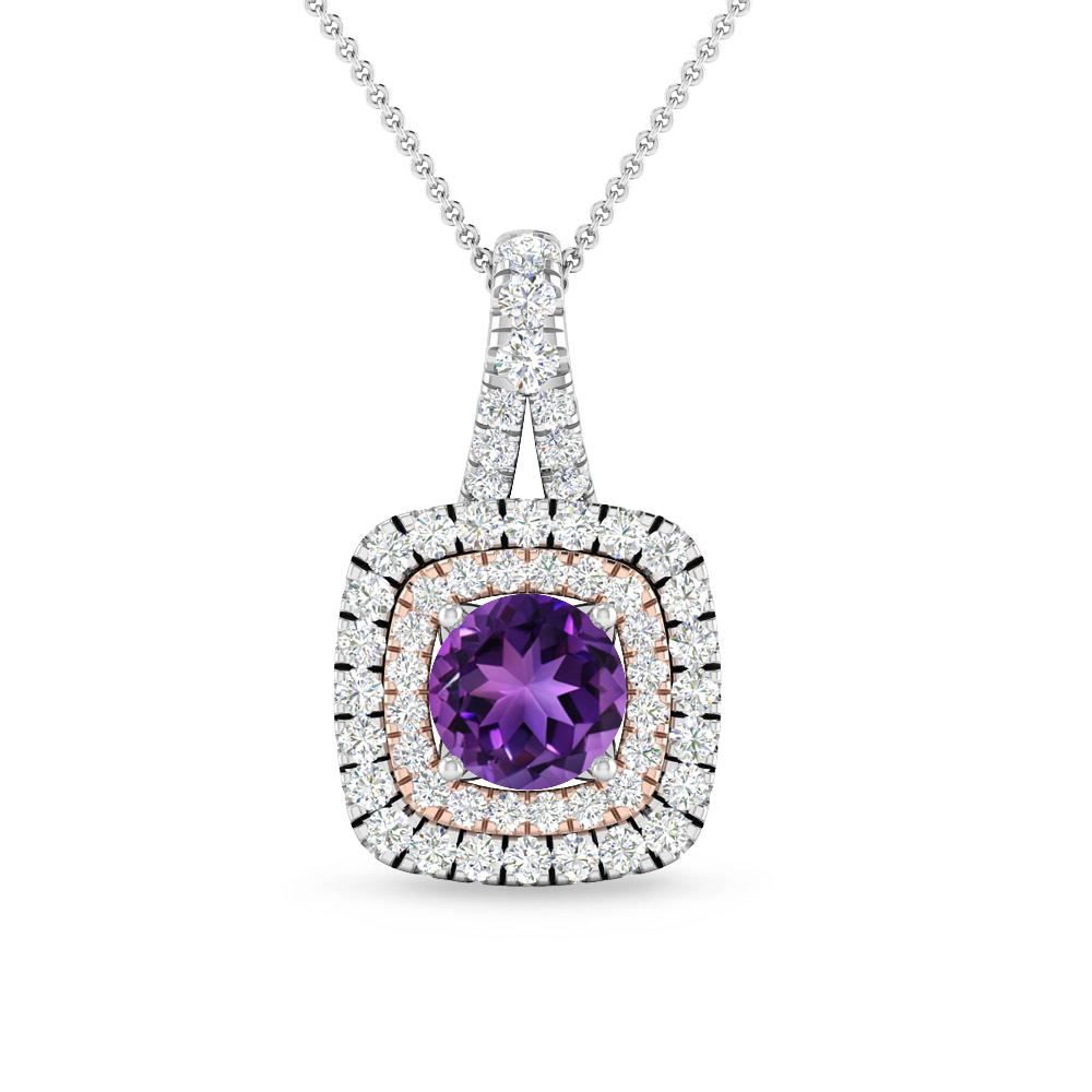 White Gold - Amethyst