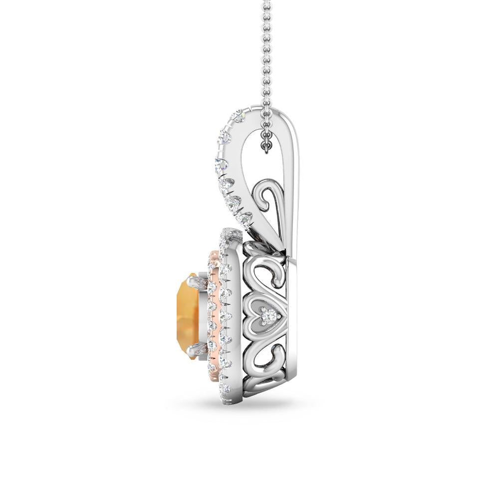 White Gold - Citrine