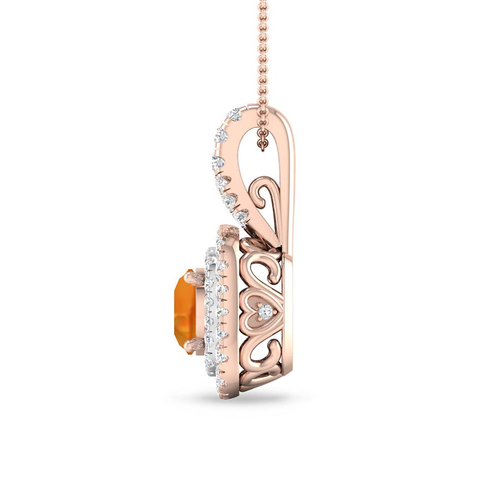 Rose Gold - Citrine