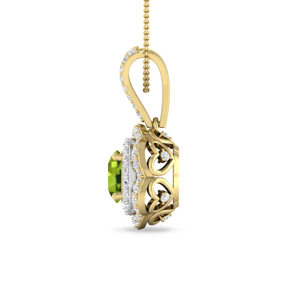 Yellow Gold - Peridot