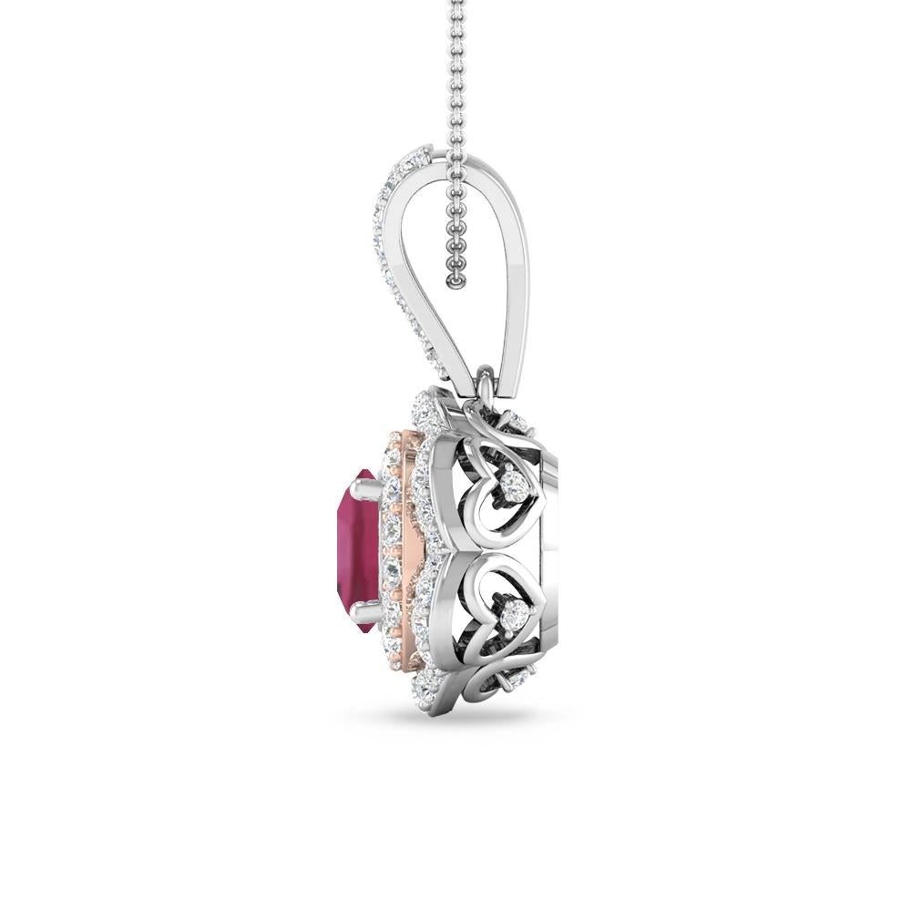 White Gold - Pink Tourmaline