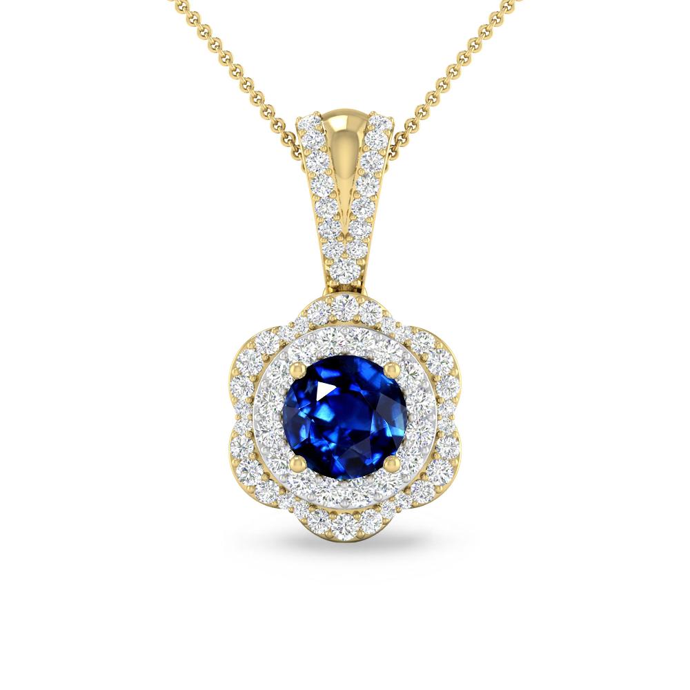 Yellow Gold - Sapphire