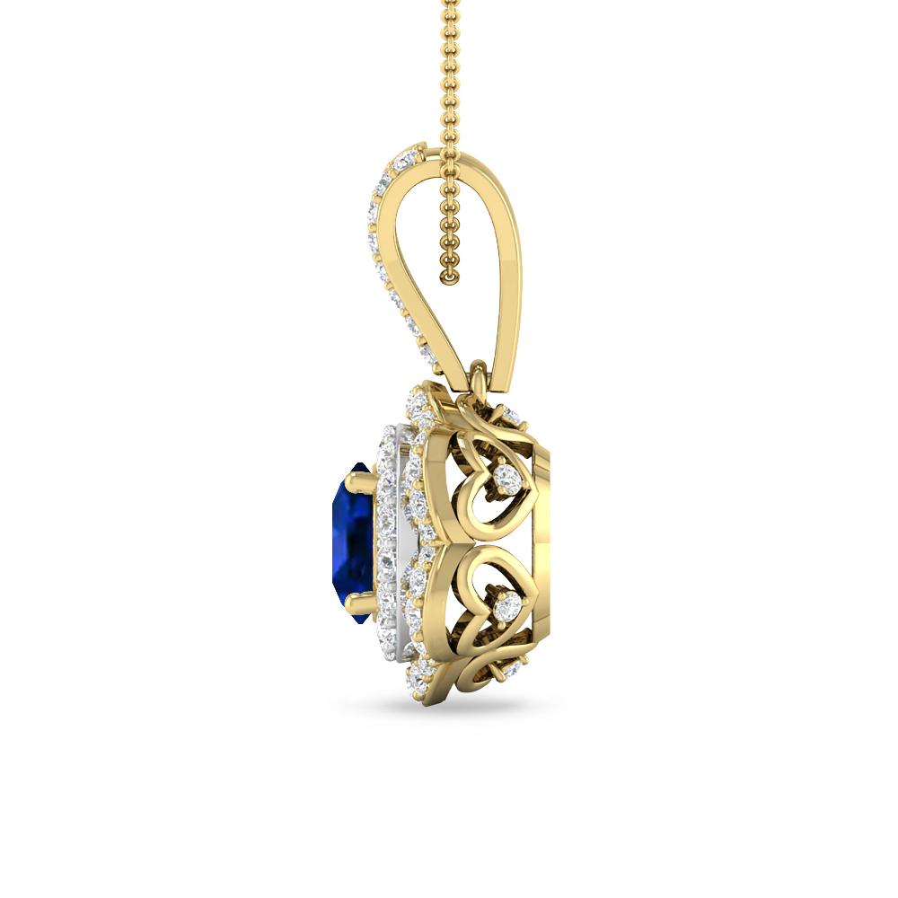 Yellow Gold - Sapphire