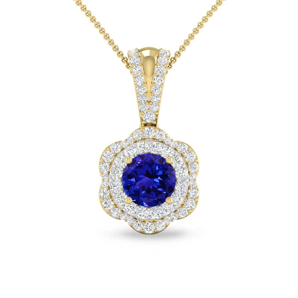 Yellow Gold - Tanzanite