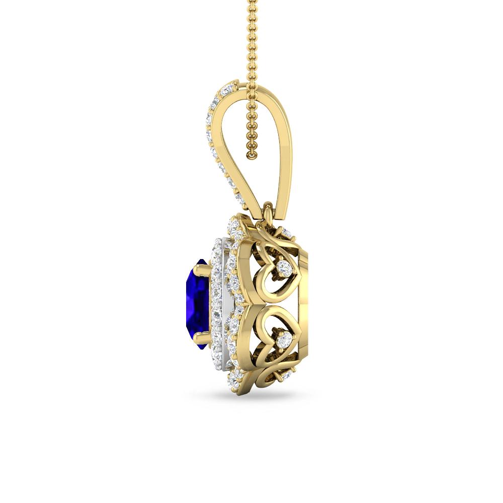 Yellow Gold - Tanzanite