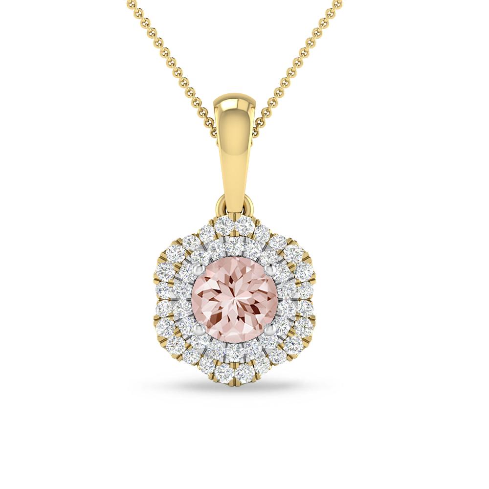 Yellow Gold/White Gold - Morganite