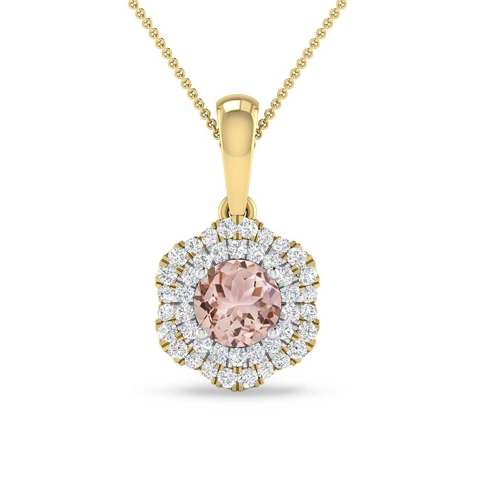 Yellow Gold/White Gold - Morganite