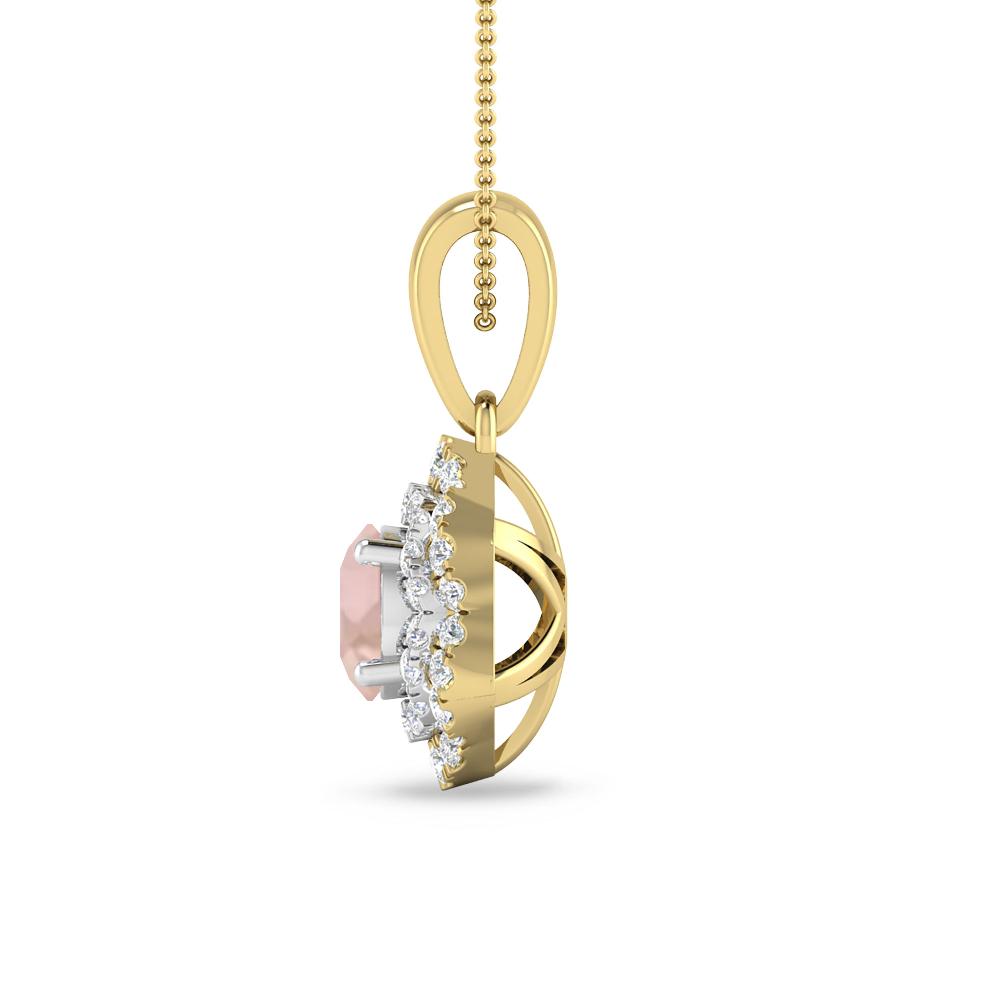 Yellow Gold/White Gold - Morganite