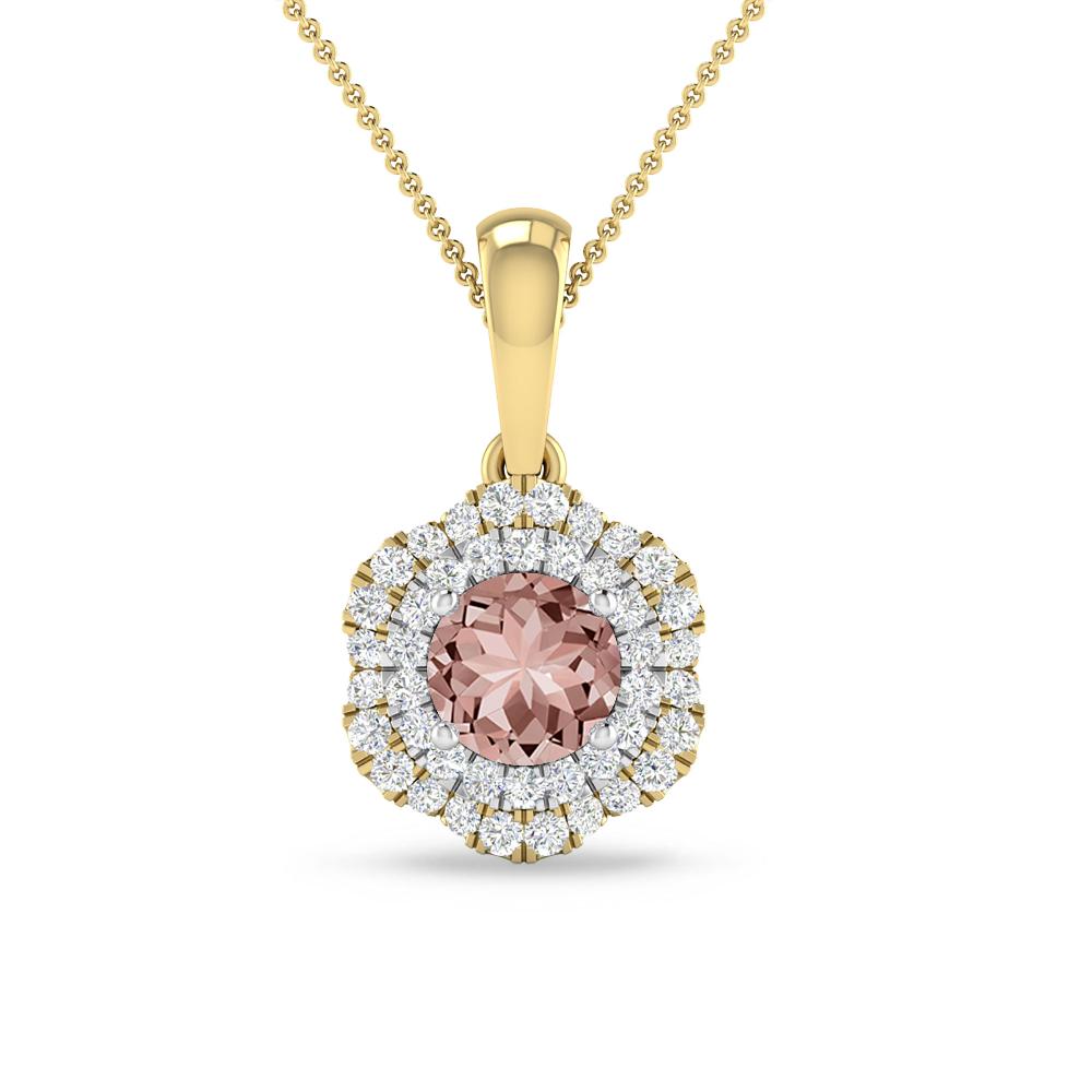 Yellow Gold/White Gold - Morganite