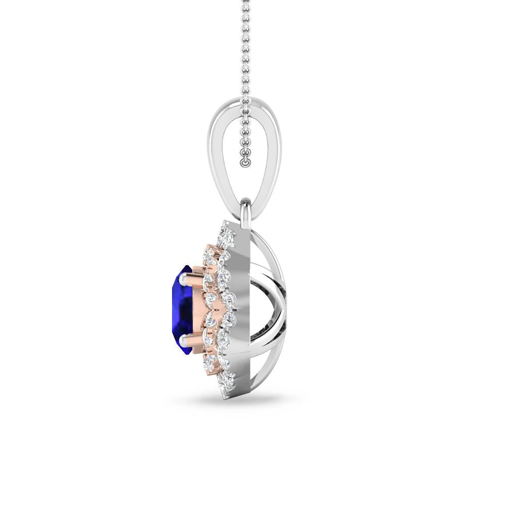 White Gold/Rose Gold - Tanzanite