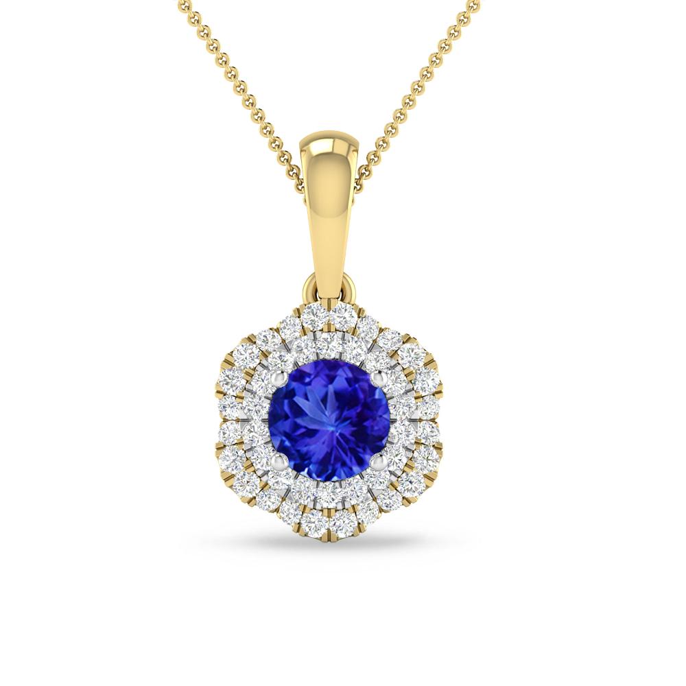 Yellow Gold/White Gold - Tanzanite