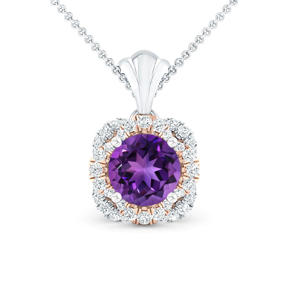 White Gold - Amethyst