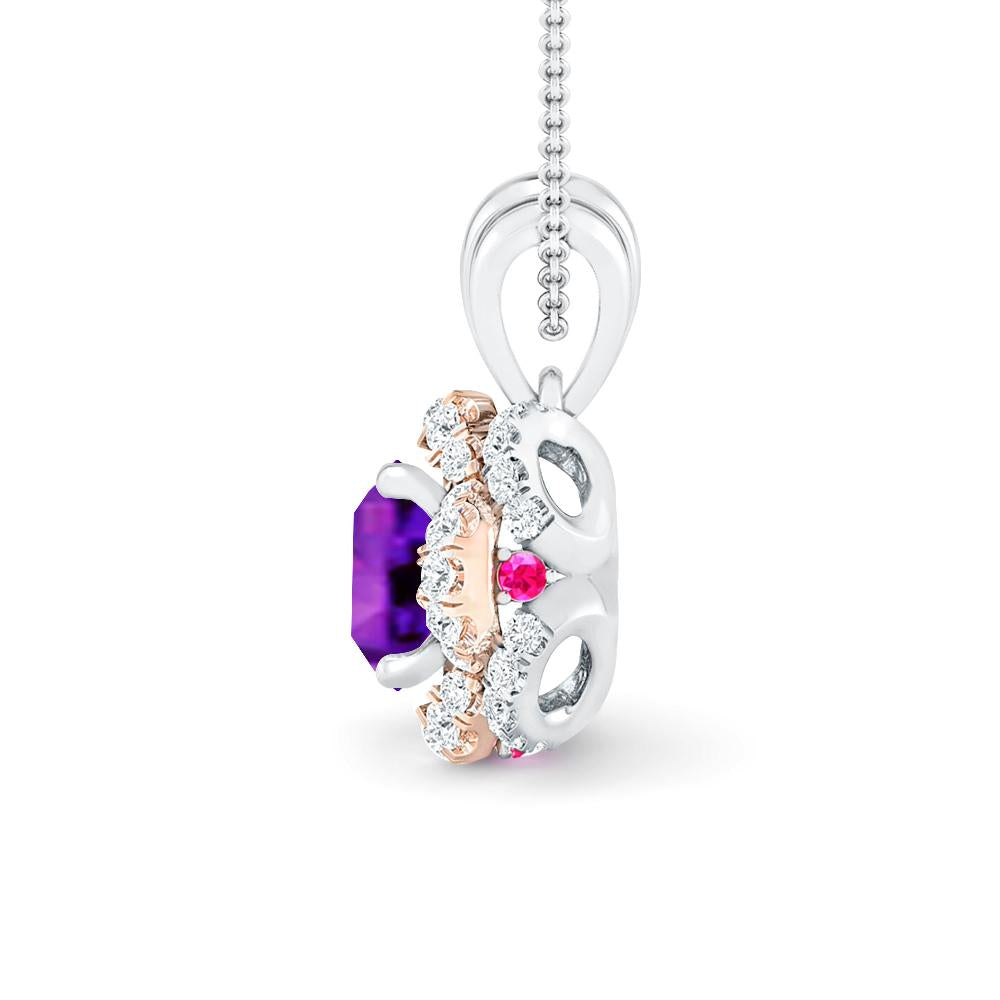 White Gold - Amethyst